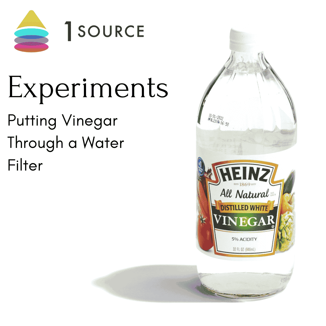 Vinegar in a Water Filter